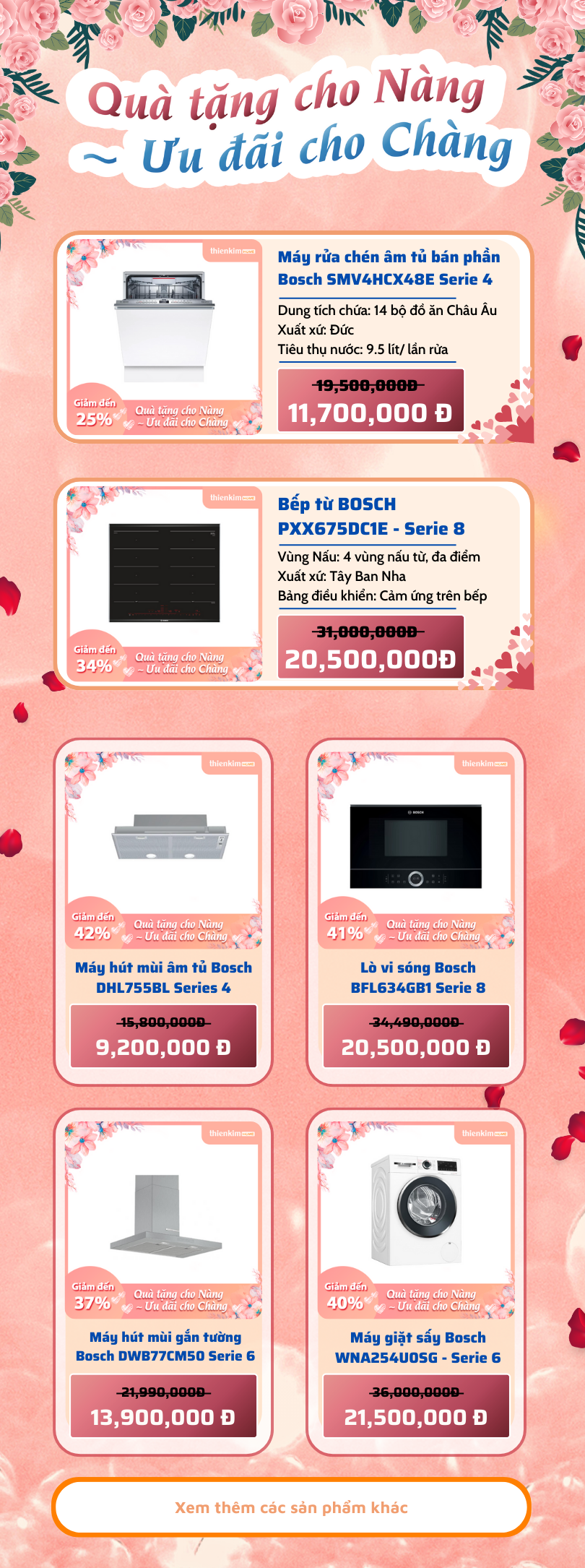 Khuyến mãi cho nàng Ư đãi cho nàng 